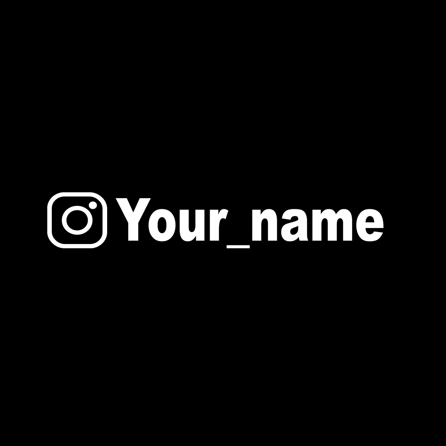 Наклейка instagram