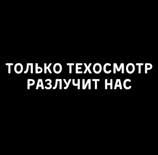 ТОЛЬКО ТЕХОСМОТР РАЗЛУЧИТ НАС