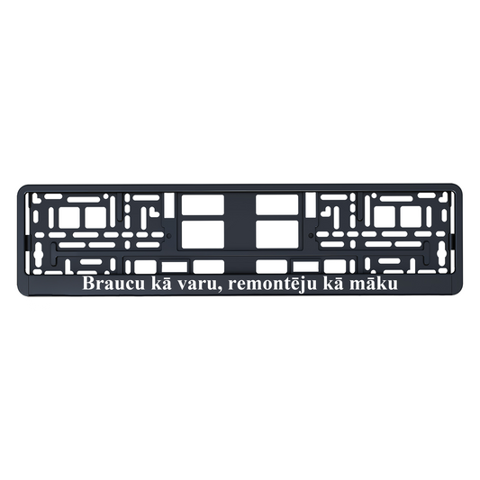 Braucu kā varu, remontēju kā māku